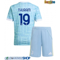 Maglie da calcio Juventus Khephren Thuram #19 Seconda Maglia Bambino 2025-26 Manica Corta (+ Pantaloni corti)